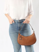 Medium Leather Altesse Shoulder Bag Etrier Beige altesse EALT017M-vue-porte