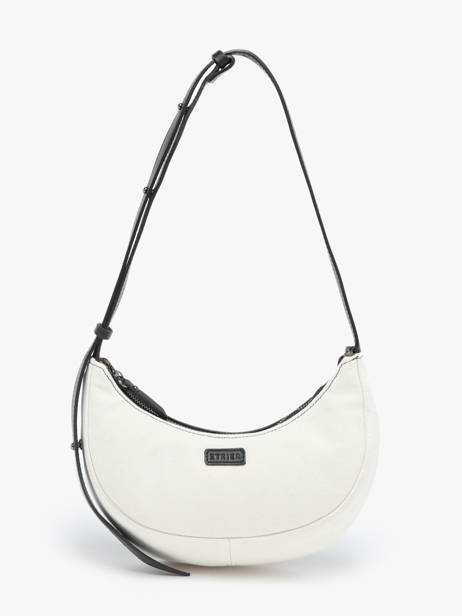 Sac PortÃ© Ã©paule S Sosoomao Coton Et Cuir Etrier Noir sosoomao coton ECSC057S