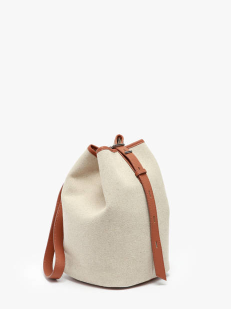 Sac Bandoulière Sac à Dos M Cavalier Toile Etrier Beige cavalier toile ECLT126M vue secondaire 3