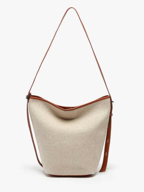 Sac Bandoulière Sac à Dos M Cavalier Toile Etrier Beige cavalier toile ECLT126M vue secondaire 5