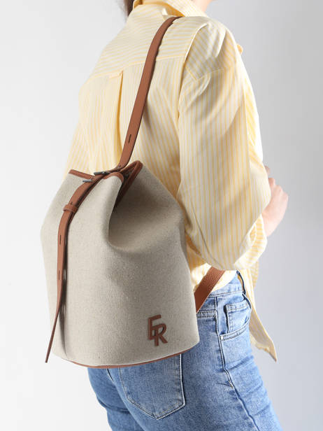 Sac Bandoulière Sac à Dos M Cavalier Toile Etrier Beige cavalier toile ECLT126M vue secondaire 2