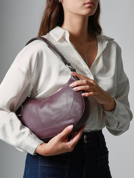 Medium Leather Altesse Shoulder Bag Etrier Violet altesse EALT017M other view 1