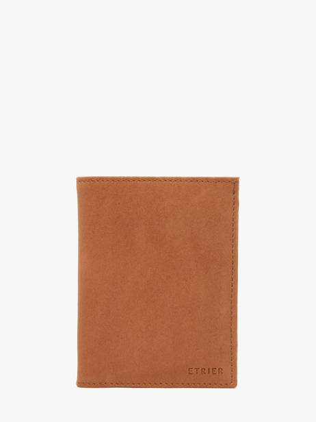 Portefeuille Porte-cartes Cuir Etrier Marron oil EOIL5016