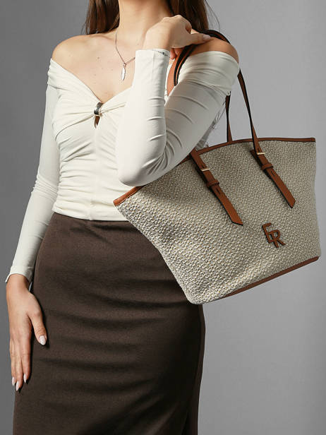 Sac Porté épaule Camargue Cuir Etrier Beige camargue ECAM168L vue secondaire 1